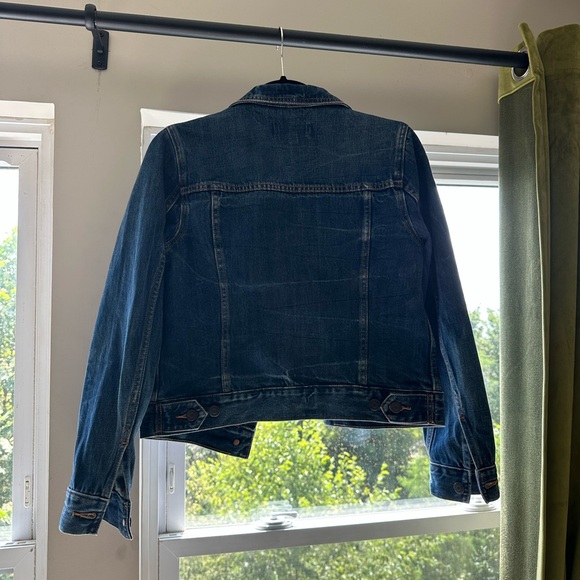 J Crew Blue Jean Jacket Fitted Structured Classic- XS - Picture 2 of 2